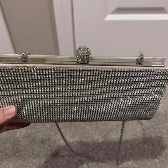 Sparkly Clutch Purse w/Strap - Picture 1 of 4